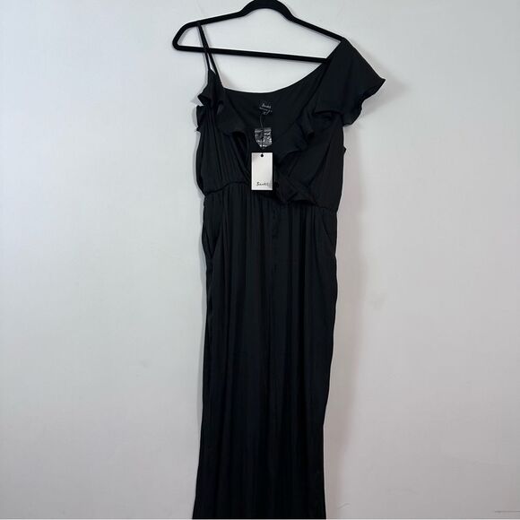 Bardot Milly Jumpsuit in Black Size 10 - Picture 4 of 11